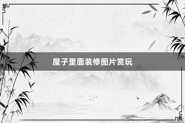 屋子里面装修图片赏玩