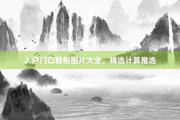 入户门口鞋柜图片大全，精选计算推选